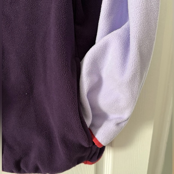 Lands' End 2X Women's Heritage Fleece Snap Neck Pullover 💜 - Picture 7 of 8